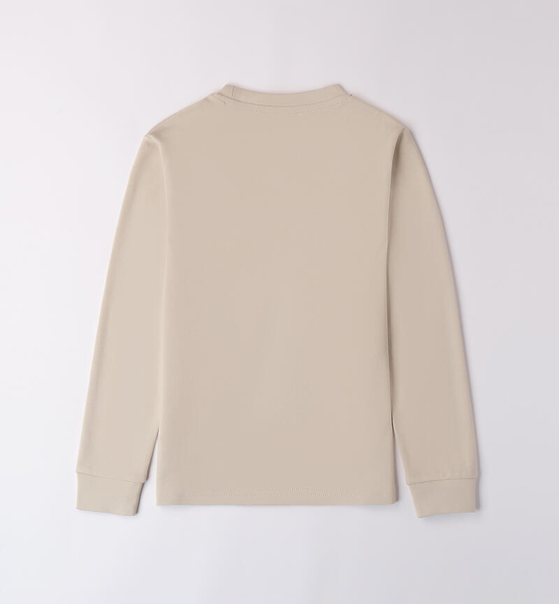 Maglia per ragazzo Sarabanda BEIGE-0433