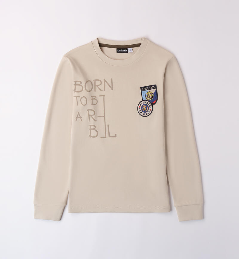 Maglia per ragazzo Sarabanda BEIGE-0433