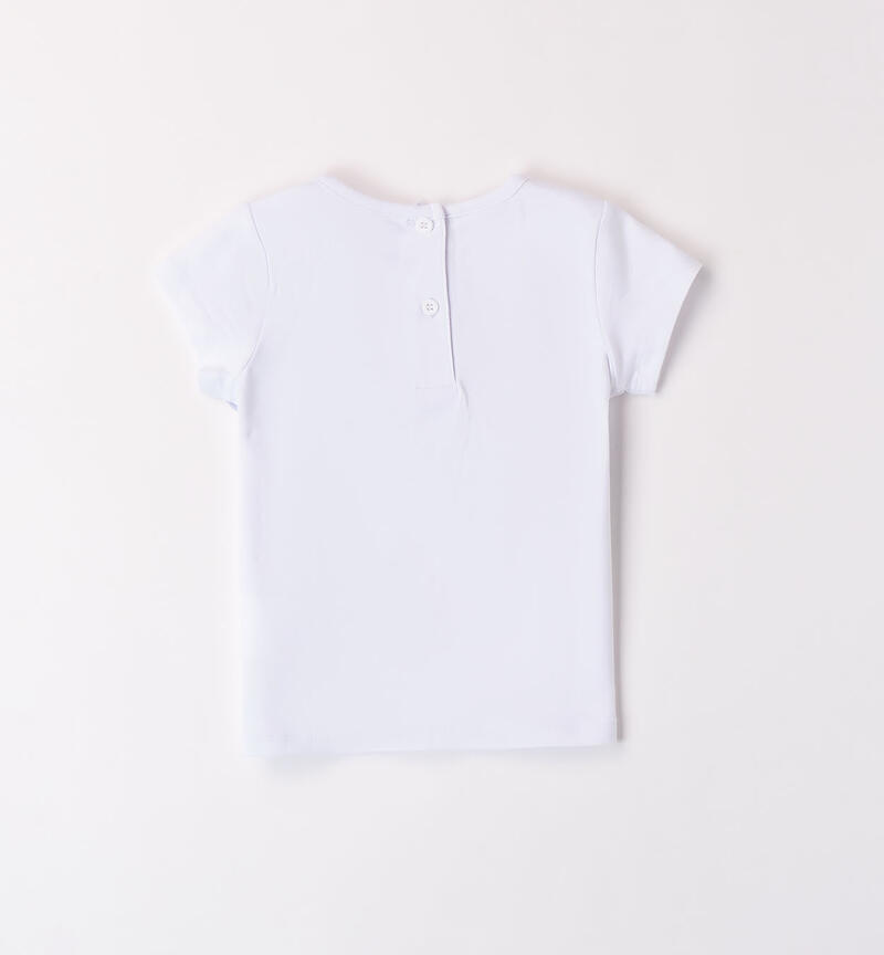 Maglietta bambina bianca
 BIANCO-0113