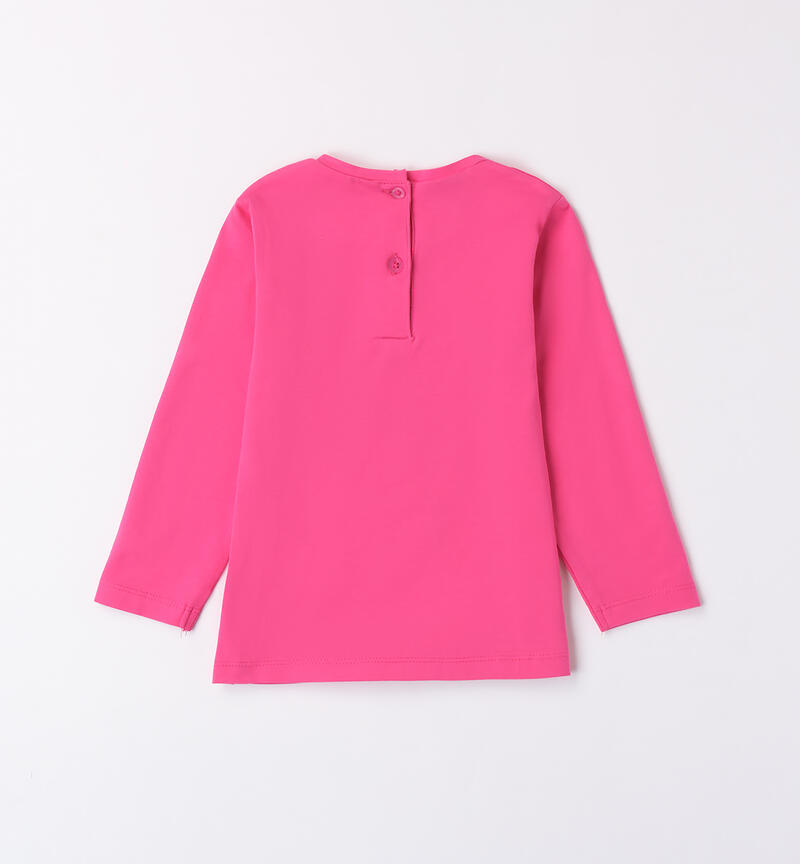 Long sleeve t-shirt for girls FUXIA-2438