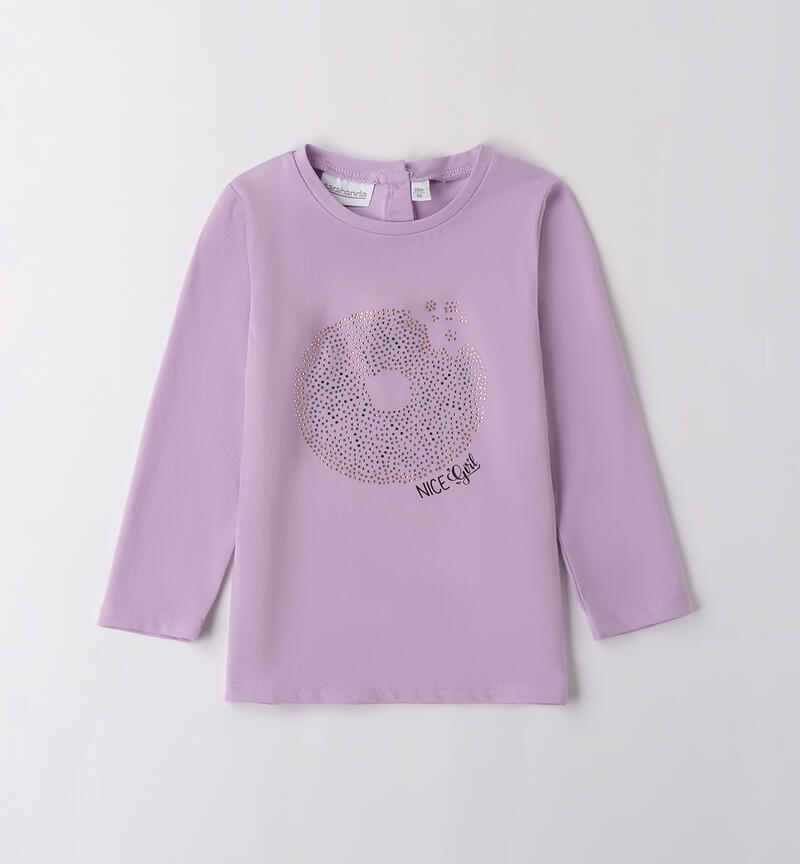 Girl's Sarabanda t-shirt LILLA-3412