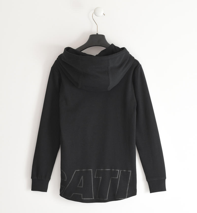 Maglietta bambino con cappuccio Ducati da 3 a 7 anni NERO-0658