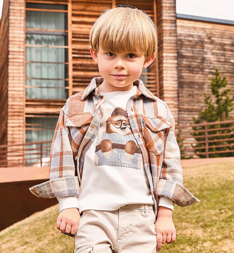 White t-shirt for boys PANNA-0112