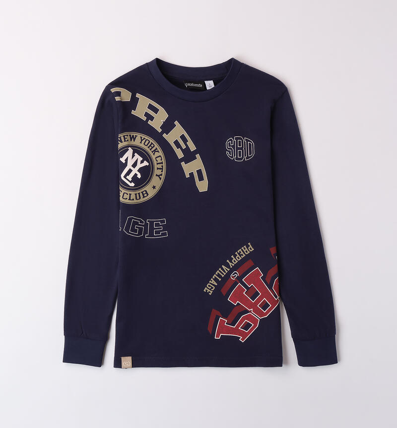 Blue t-shirt for boys NAVY-3854