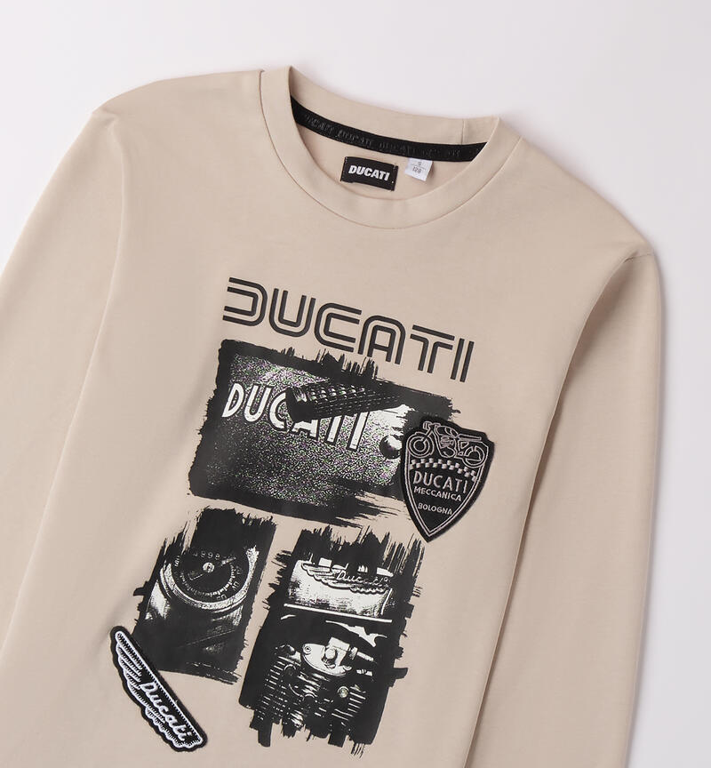 Maglietta Ducati con stampa
 BEIGE-0421