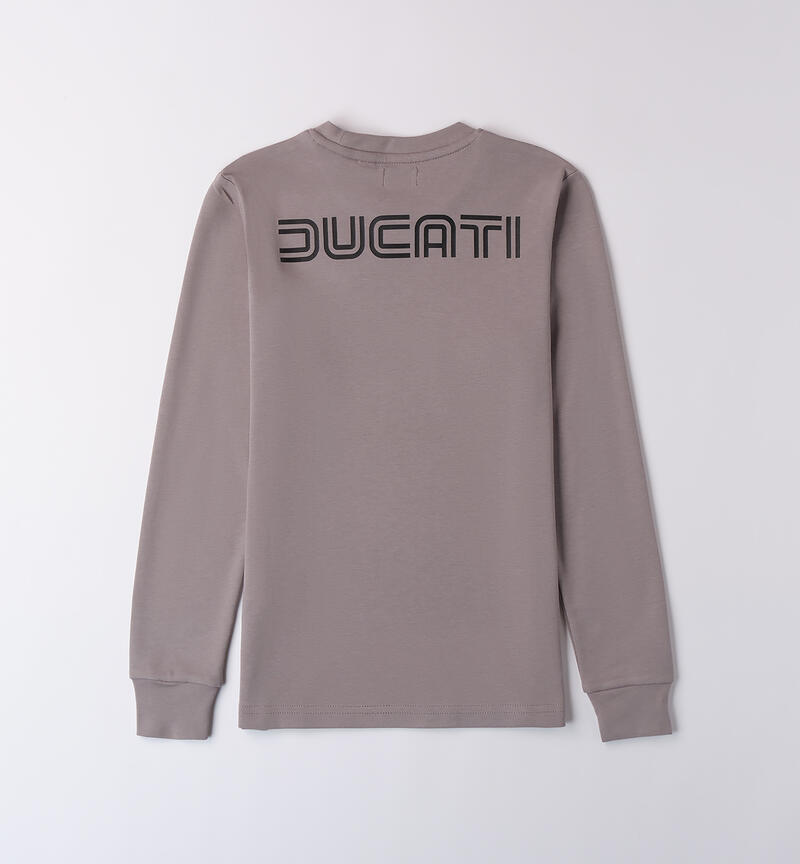 Ducati Long Sleeve T-shirt GRIGIO-0673