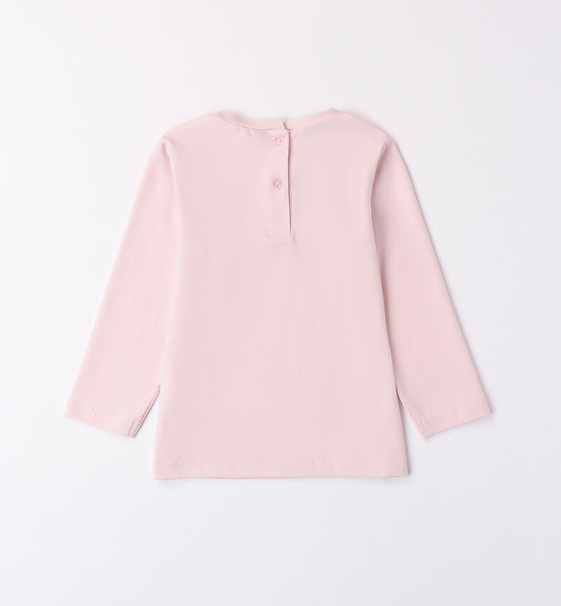 Long sleeve t-shirt for girls PINK-2714