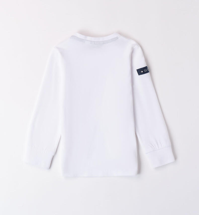 Boys' long-sleeved top BIANCO-0113