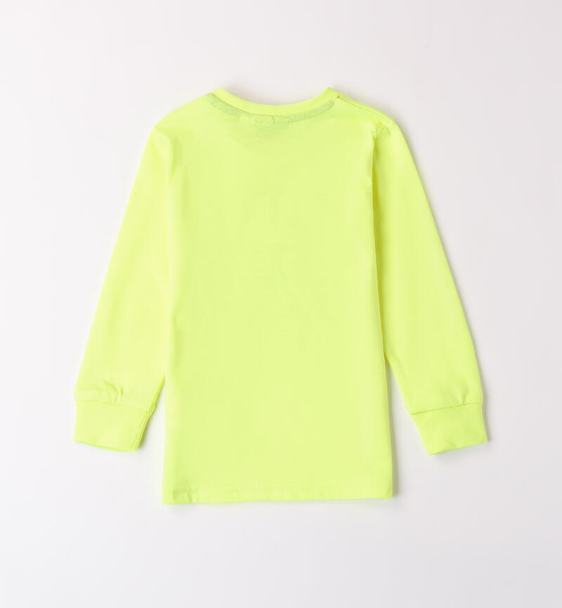 Maglietta per bambino VERDE FLUO-5834