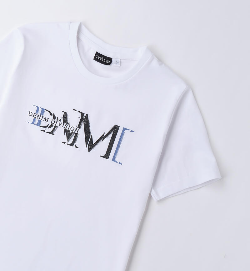 Boy's T-shirt BIANCO-0113