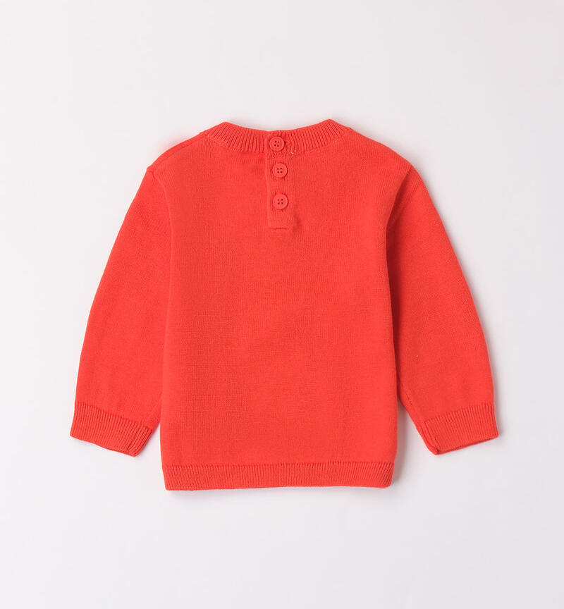 Boys' crew neck jumper PAPAIA-2214