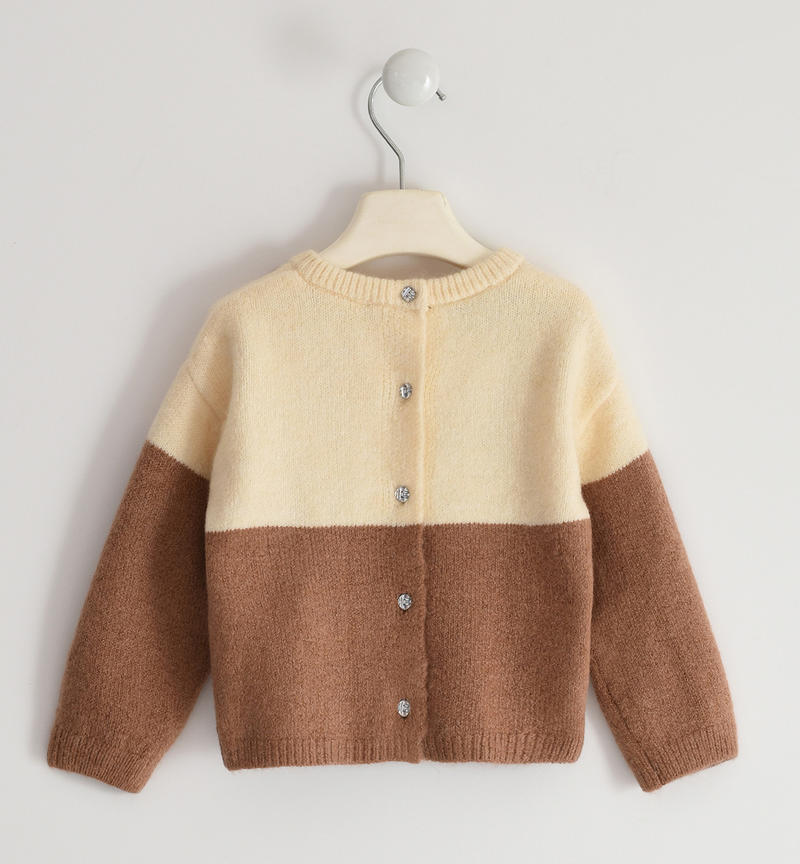 Maglione bambina in morbido tricot da 9 mesi a 8 anni Sarabanda BEIGE-0729