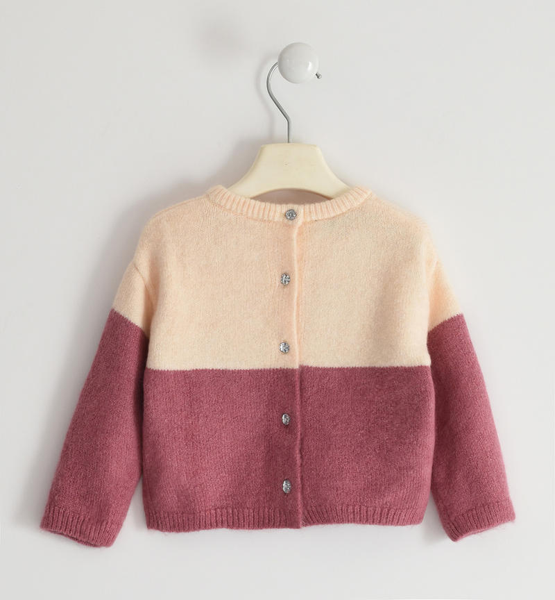 Maglione bambina in morbido tricot da 9 mesi a 8 anni Sarabanda ROSA ANTICO-2748