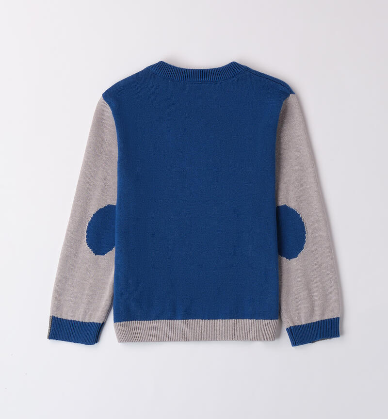 Maglione bambino 100% cotone BLU-3766