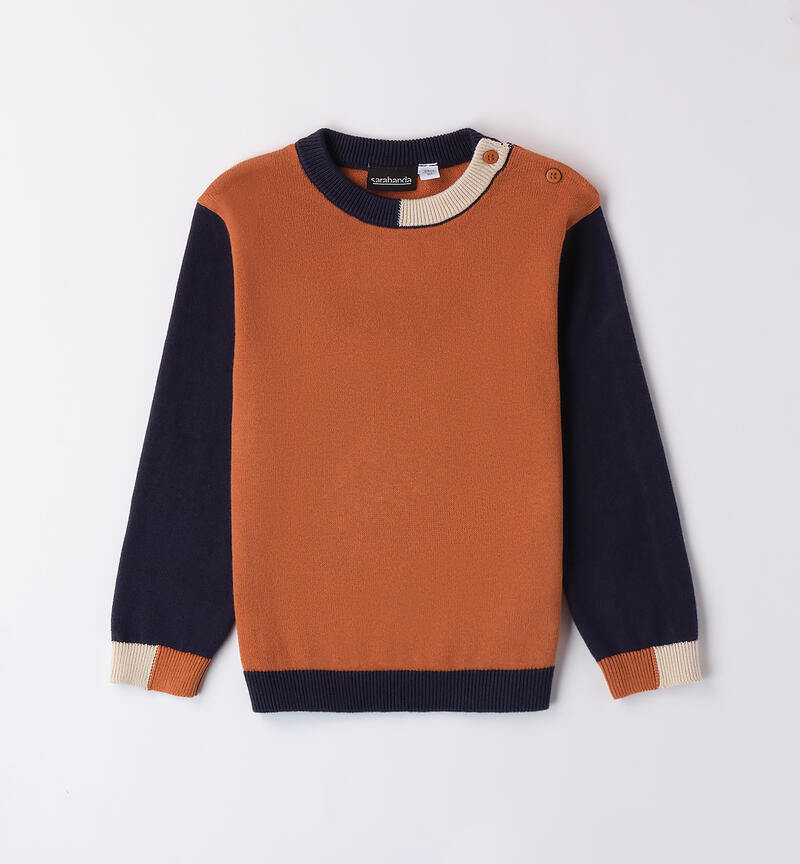 100% cotton sweater for boys RUST-1125