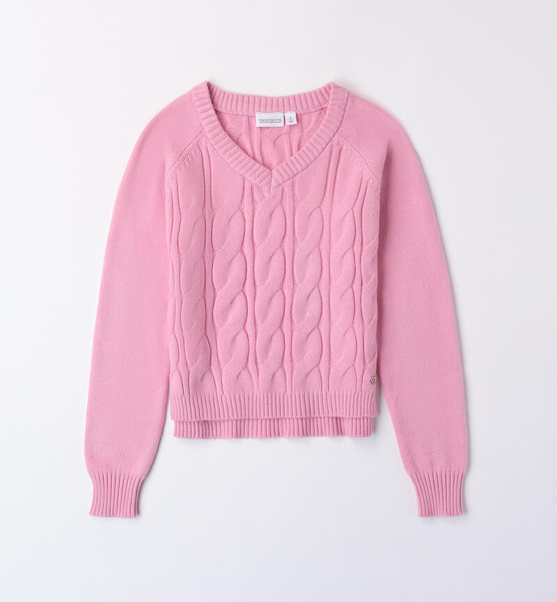 Maglione per ragazza ROSA-2414