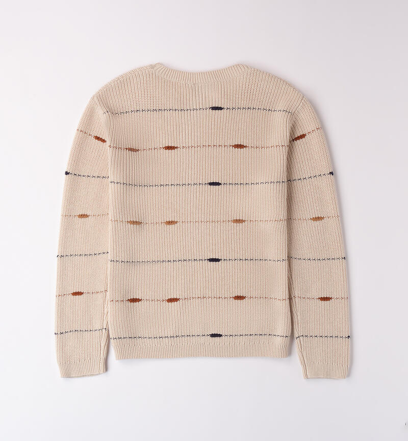 Sarabanda sweater for boys BEIGE-0433