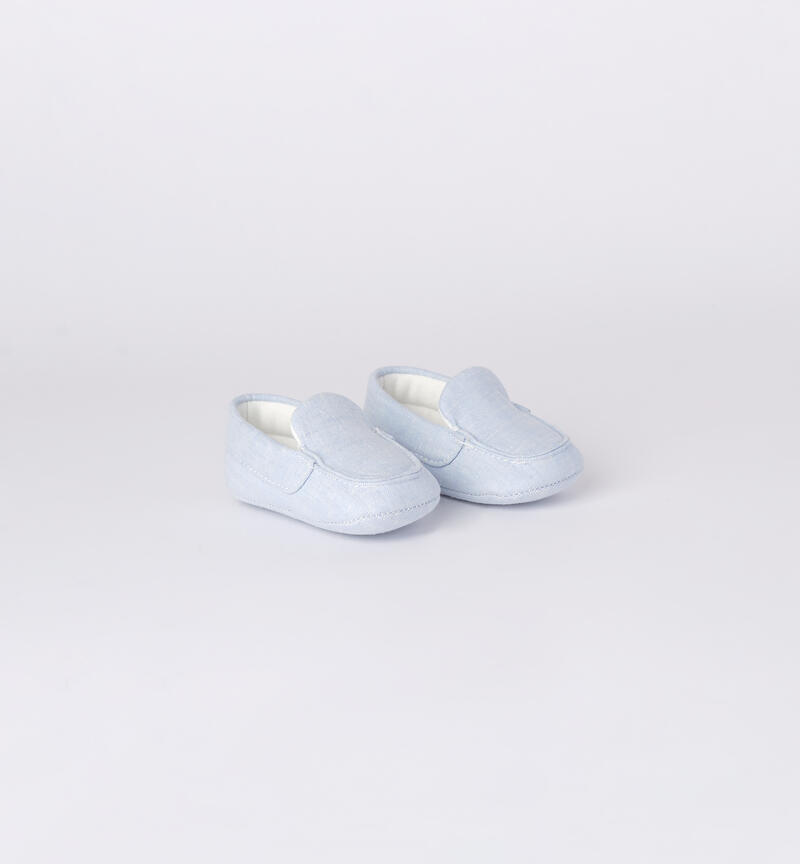 Mocassino bimbo elegante AZZURRO-3674