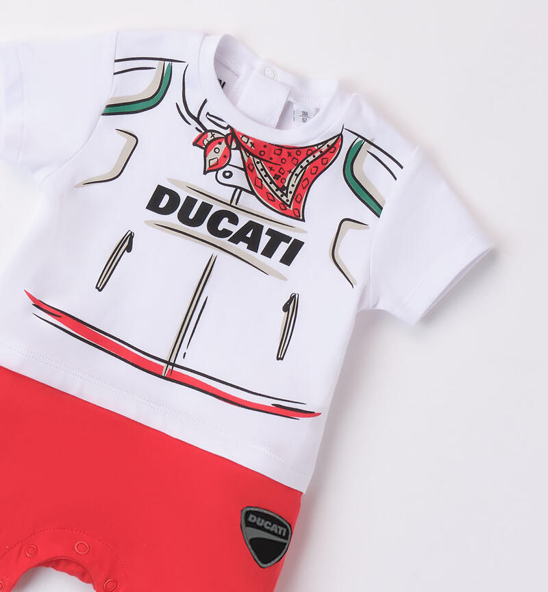 Ducati baby boys' romper BIANCO-0113