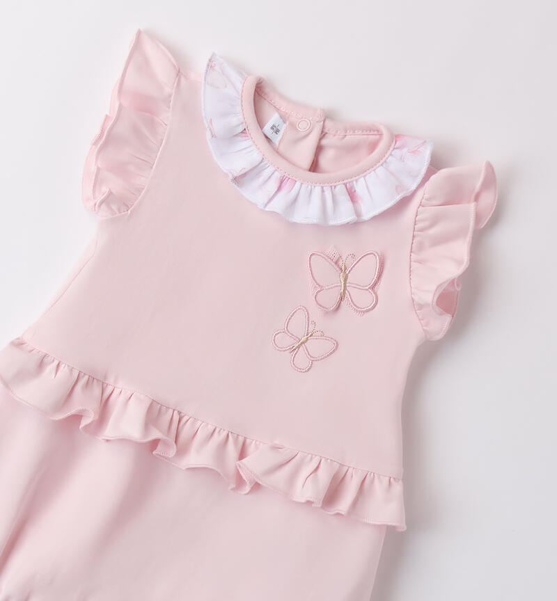 Minibanda baby girl romper PINK-2714