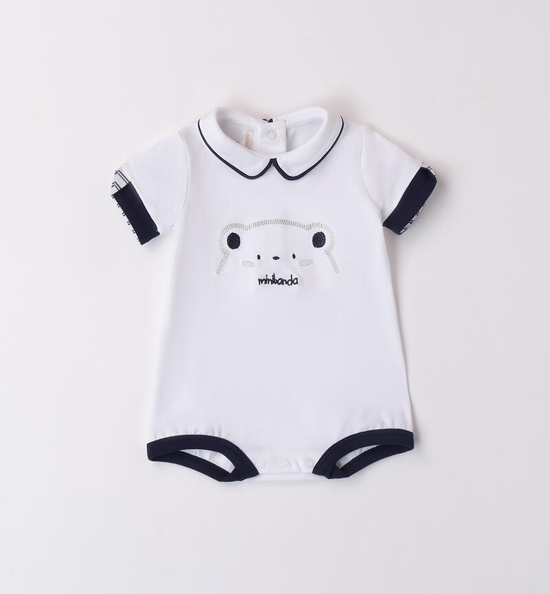 Baby boys' romper BIANCO-0113