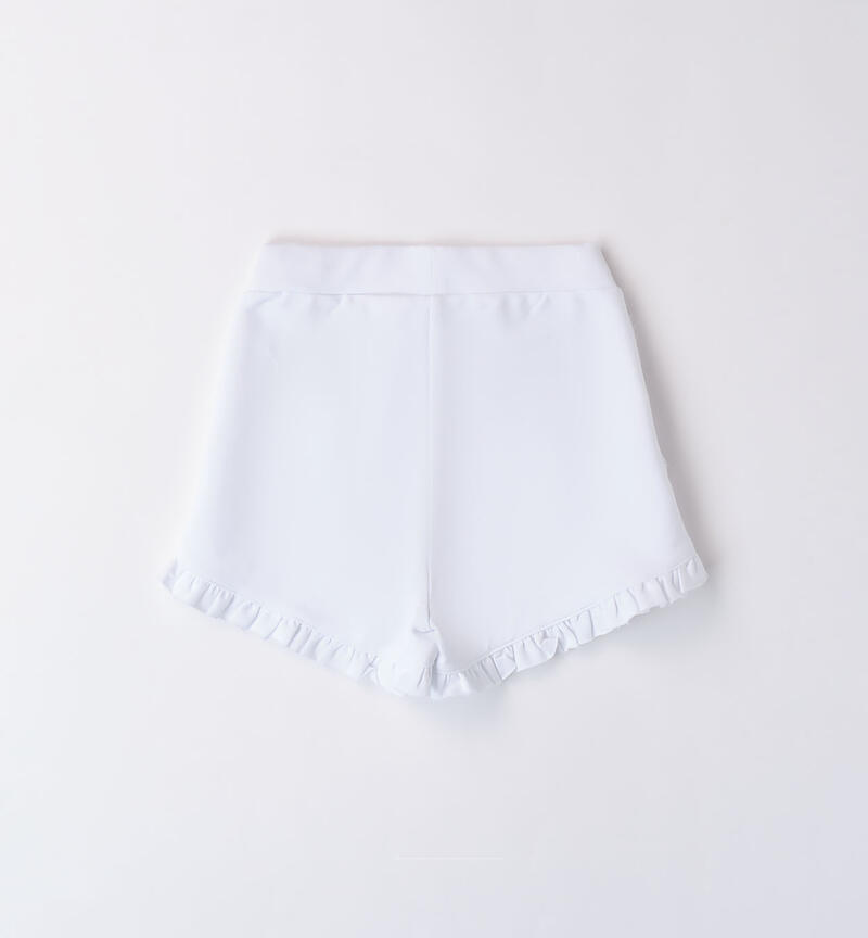 Girls' shorts  BIANCO-0113