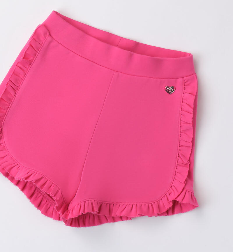 Girls' shorts  FUXIA-2445
