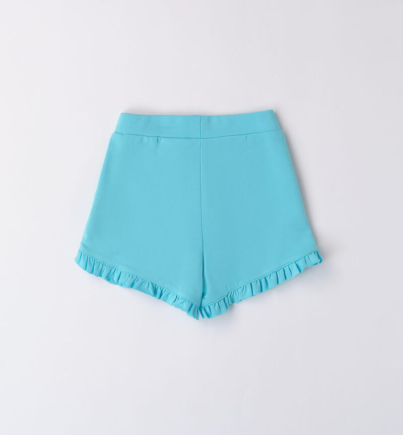 Girls' shorts  TURCHESE-4412
