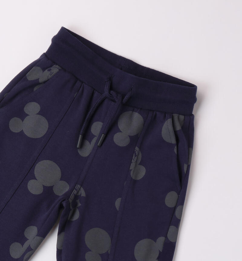 Pantalone blu Topolino per bambino da 3 a 8 anni Sarabanda NAVY-AVION-6ADB