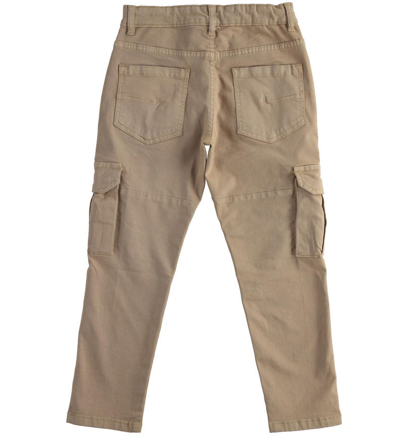 Pantalone cargo per ragazzo da 8 a 16 anni Sarabanda NOCCIOLA-0937