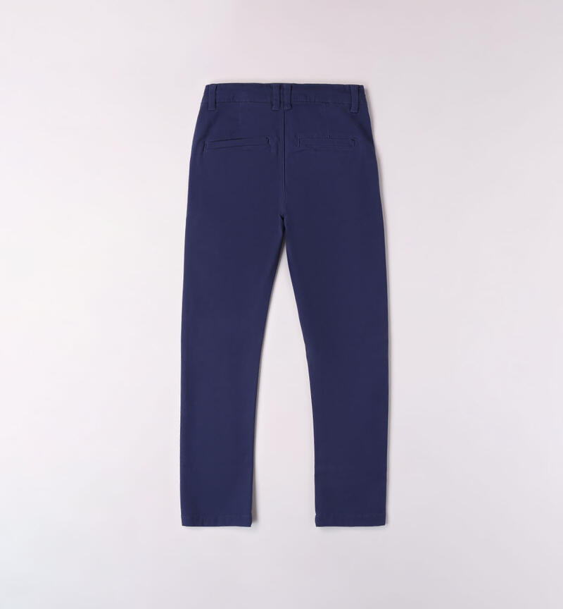 Sarabanda classic trousers for boys from 8 to 16 years NAVY-3545