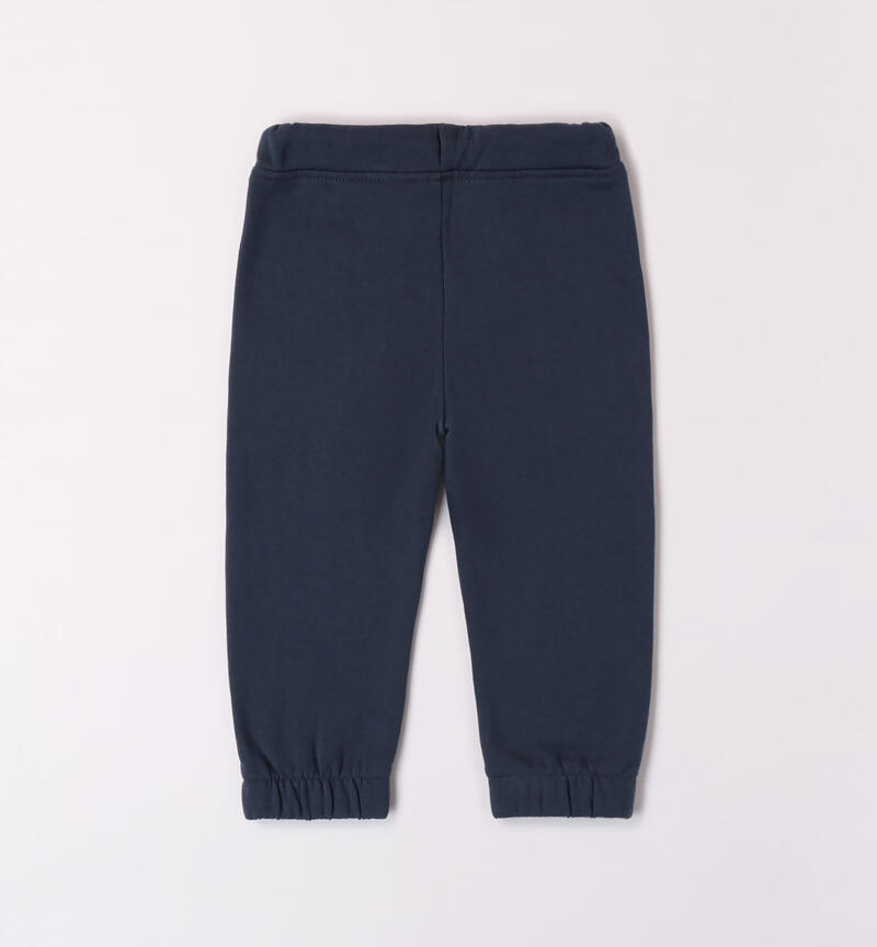 Pantalone con tasconi per bambino da 9 mesi a 8 anni Sarabanda BLU NAVY-3986