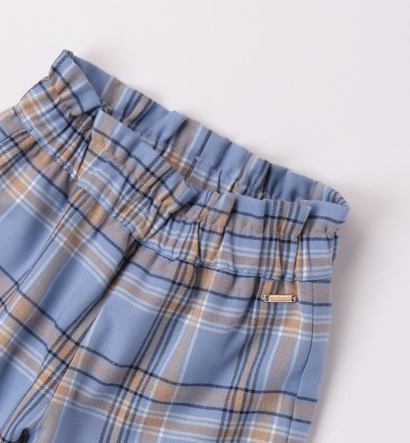 Pantalone corto scozzese per bambina da 9 mesi a 8 anni Sarabanda AVION-3621