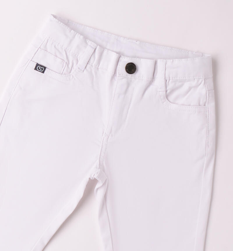 Boy's trousers BIANCO-0113