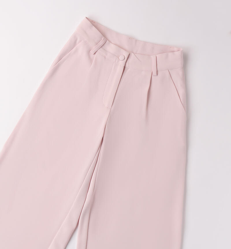 Pantalone elegante bambina PINK-2714