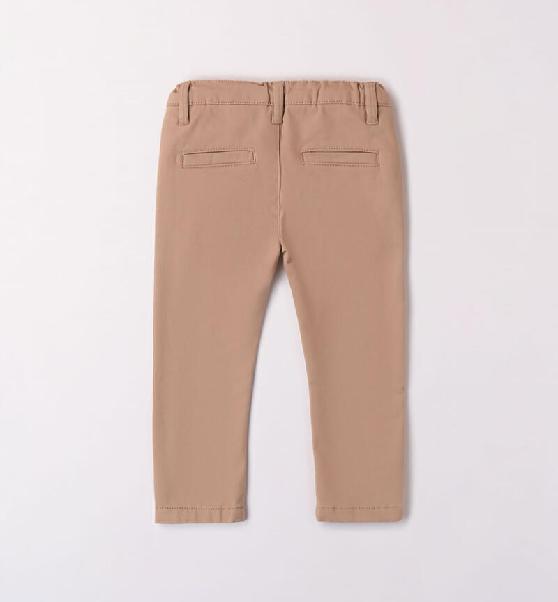 Sarabanda twill trousers for boys from 9 months to 8 years TORTORA-0932