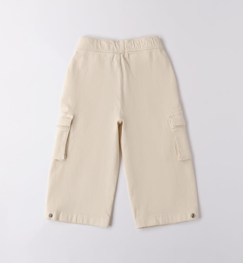 Pantalone per bambina Sarabanda ECRU'-0133