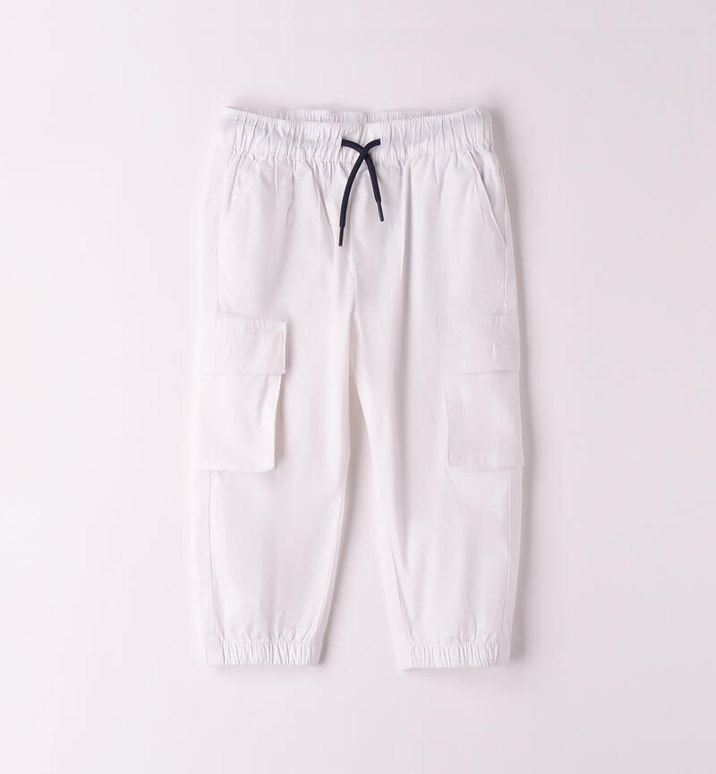 Pantalone per bambino BIANCO-0113