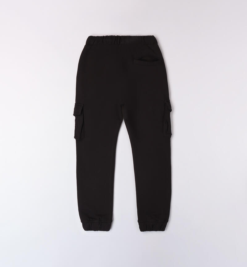 Pantalone per ragazzo 100% cotone
 NERO-0658