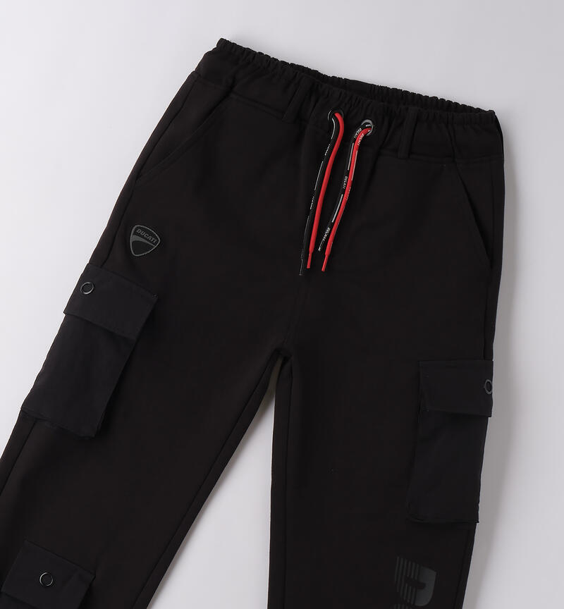 Pantalone ragazzo Ducati NERO-0658