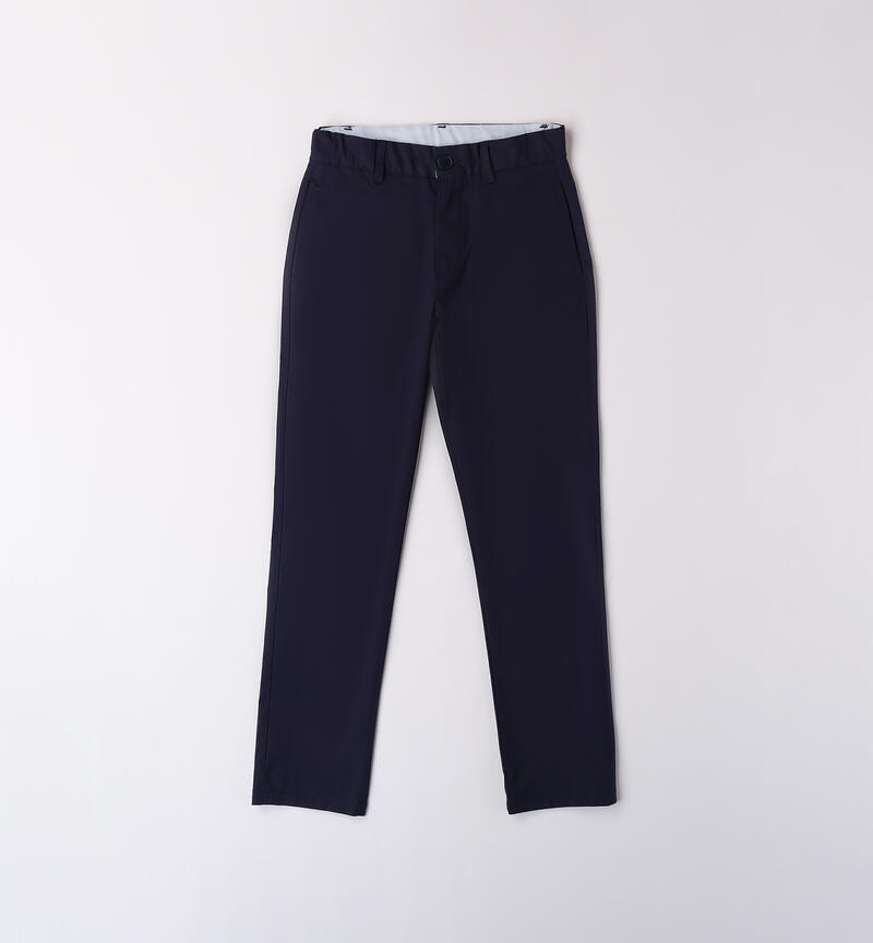 Boys' elegant trousers NAVY-3854