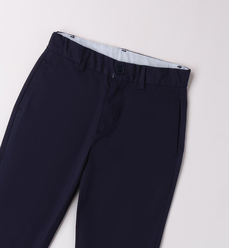 Boys' elegant trousers NAVY-3854