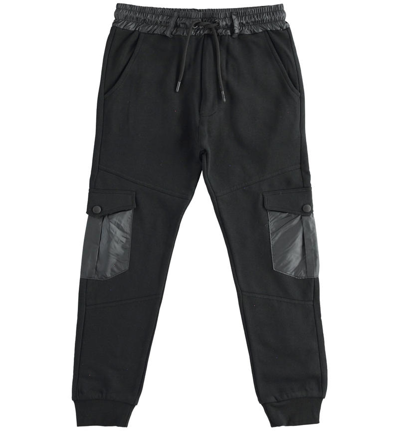 Pantalone ragazzo modello cargo da 8 a 16 anni Sarabanda NERO-0658