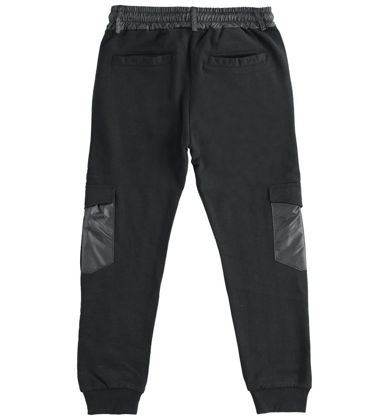 Pantalone ragazzo modello cargo da 8 a 16 anni Sarabanda NERO-0658