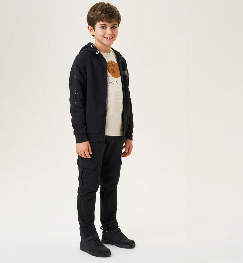 Sarabanda pants for boys NERO-0658