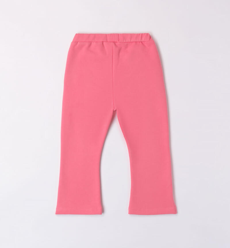 Pantalone rosa Snoopy per bambina da 9 mesi a 8 anni Sarabanda CORALLO-2322