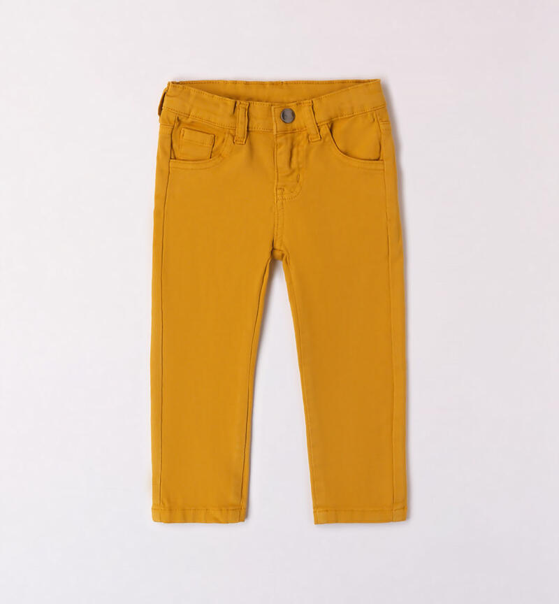 Sarabanda slim fit trousers for boys from 9 months to 8 years OCRA -1527