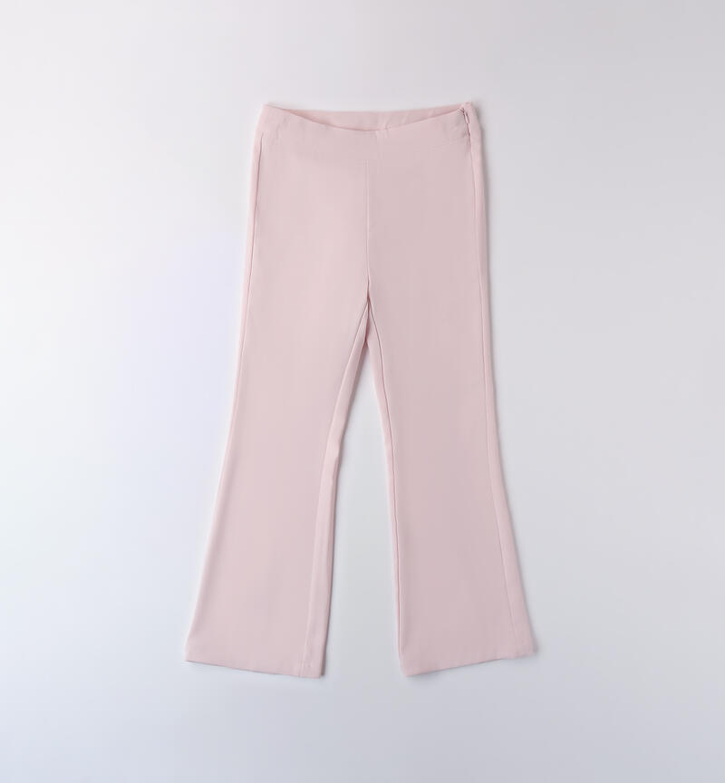 Pantaloni bambina eleganti PINK-2714