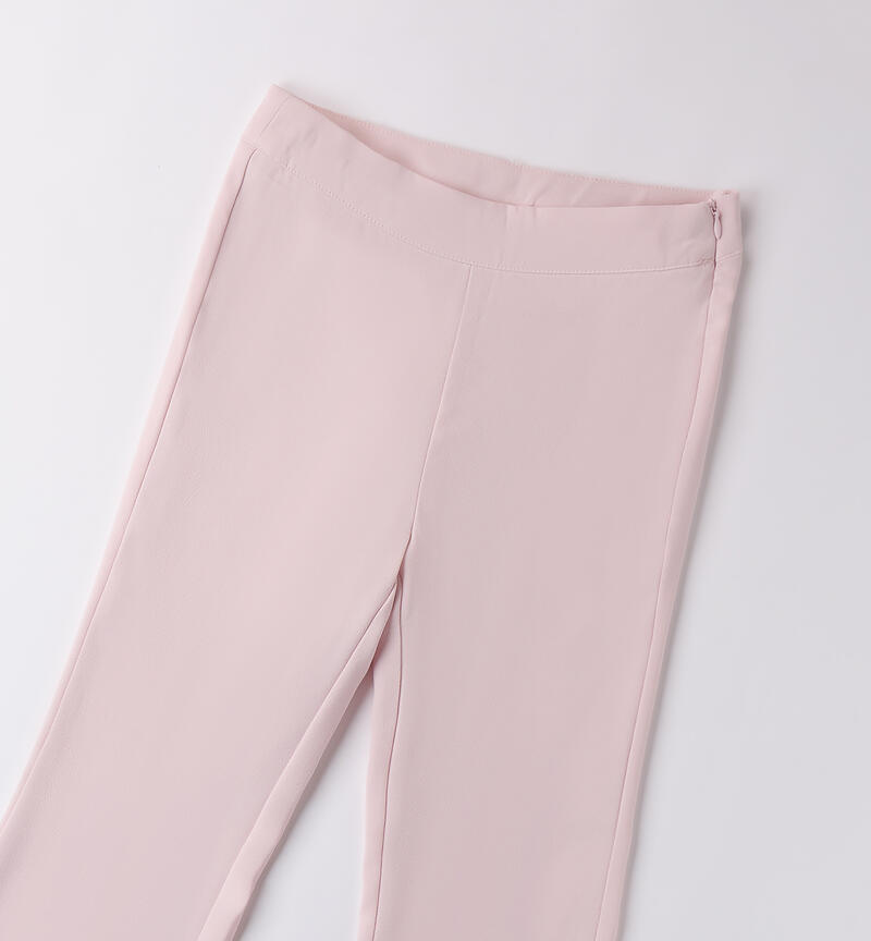 Pantaloni bambina eleganti PINK-2714