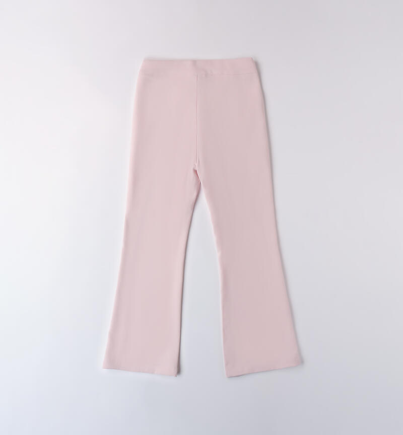 Pantaloni bambina eleganti PINK-2714